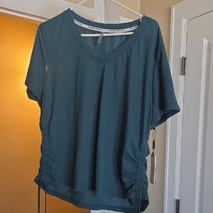 Calvin Klein Performance Teal Short Sleeve Top
